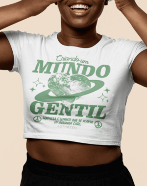 Cropped Mundo Gentil – Branca