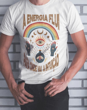 Camiseta A Energia Flui – Branca
