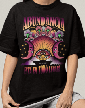 Camiseta Abundancia – Preta