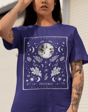 Camiseta Patience – Azul Marinho