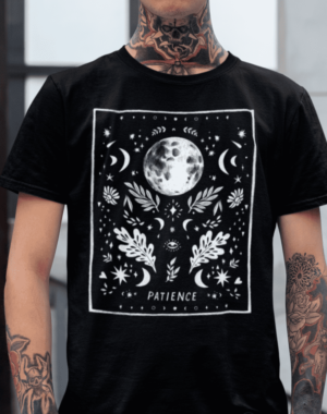 Camiseta Patience – Preta