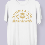 Camiseta Ilumina a Ação - Branca