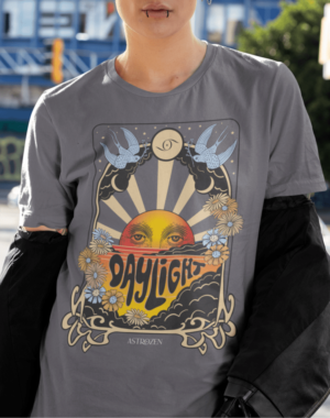 Camiseta Daylight – Cinza Chumbo Estonada