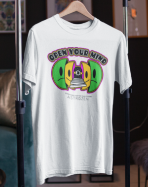 Camiseta Open Your Mind – Branca