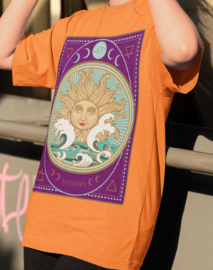 Camiseta Sol Elemental – Laranja Estonada