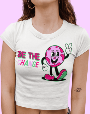 Cropped Be the Change – Branca