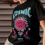 Camiseta Cosmic Love - Preta