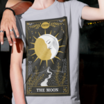 Camiseta Tarô The Moon - Cinza Mescla