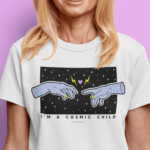 Camiseta Cosmic Child - Branca