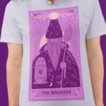 Camiseta Tarô The Magician - Cinza Mescla