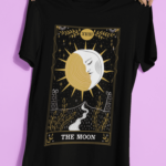 Camiseta Tarô The Moon - Preta