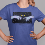 Camiseta Cosmic Child - Azul Marinho Estonado