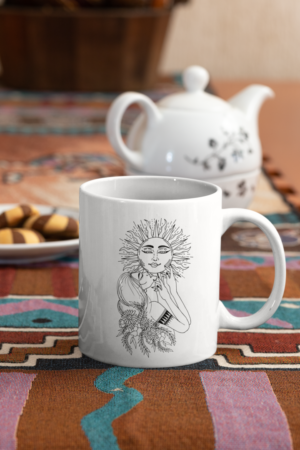 Caneca Mulher Sol