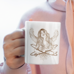 Caneca Mulher Sistema Solar