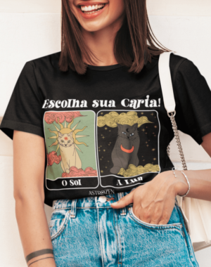 Cropped Escolha sua Carta – Preto