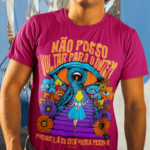 Camiseta Alice - Vinho