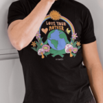 Camiseta Love Your Mother - Preta