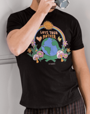 Camiseta Love Your Mother – Preta