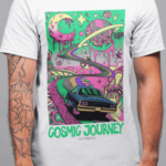 Camiseta Cosmic Journey - Branca