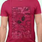 Camiseta Astro Alien - Vinho