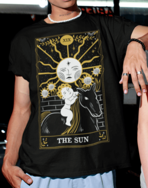 Camiseta Tarô The Sun – Preta