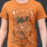 Camiseta Somos Natureza - Laranja Estonado