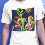 Camiseta Alien Crianças - Branca