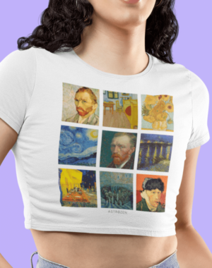 Cropped Mosaico Van Gogh – Branca