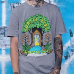 Camiseta Portal para a Natureza - Cinza Chumbo Estonada