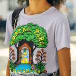 Camiseta Portal para a Natureza - Cinza Mescla