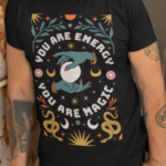 Camiseta You Are Energy - Preta