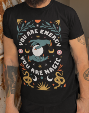 Camiseta You Are Energy – Preta