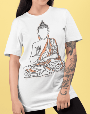 Camiseta Buda – Branca