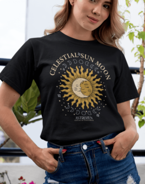 Camiseta Celestial – Preta