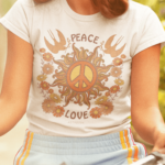 Baby Long Peace Love - Branca