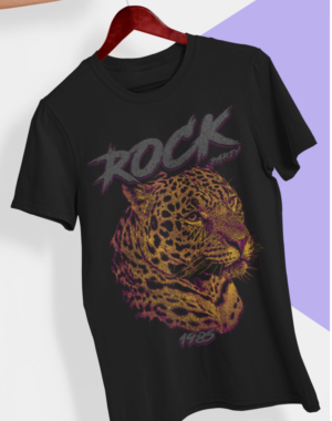 Camiseta Rock Party 1985 vintage – Preta