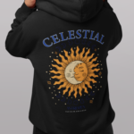 Moletom Canguru Celestial - Preto