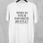 Camiseta Quem é o seu Beatle favorito? - Branca