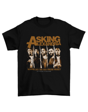 Camiseta Asking Alexandria – Preta