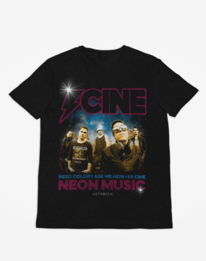 Camiseta Banda Cine- Preta