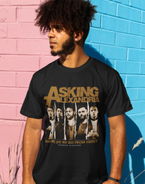 Camiseta Asking Alexandria – Preta