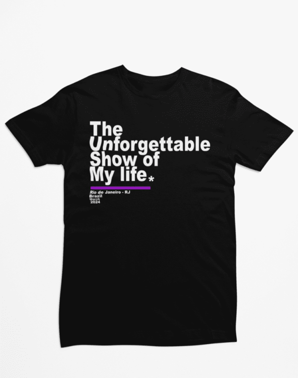 Camiseta I wanna be tour Show of My Life - Preta - Image 5