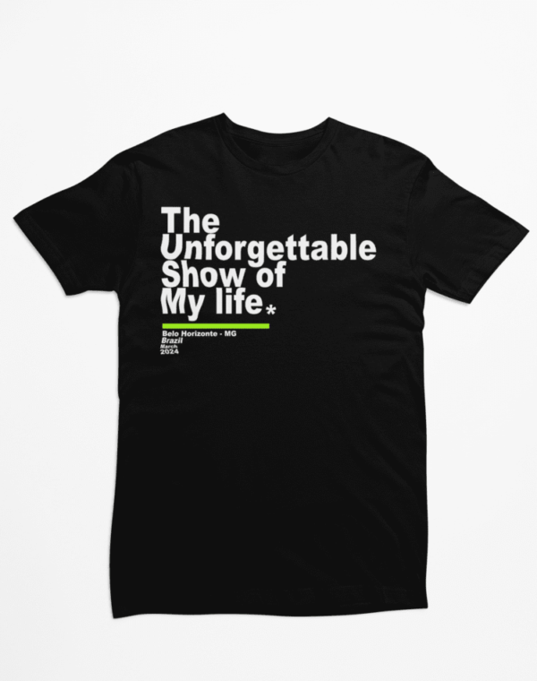 Camiseta I wanna be tour Show of My Life - Preta - Image 6