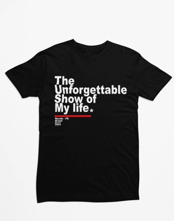 Camiseta I wanna be tour Show of My Life - Preta - Image 8