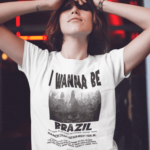 Camiseta I Wanna be tour Brazil - Branca