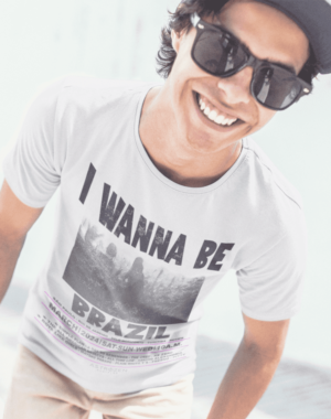 Camiseta I Wanna be tour Brazil – Branca