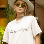 Camiseta Focus on You- Branca