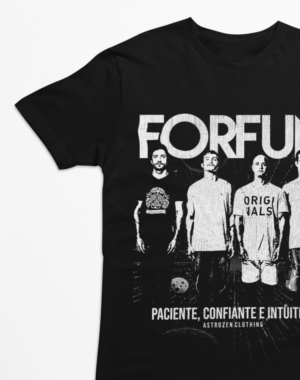 Camiseta Forfun paciente, confiante e intuitivo- Preta