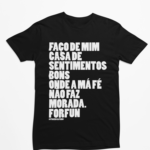 Camiseta Forfun A Morada - Preta