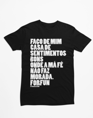 Camiseta Forfun A Morada – Preta